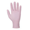 NITRYLEX - pink ROZMIAR XS 100 szt rękawice diagnostyczne i ochronne, nitrylowe, bez-pudrowe, różowe - Image 2