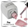 EM Nail - Modelująca baza hybrydowa UV/LED Power Base Pink 15ml - Image 3