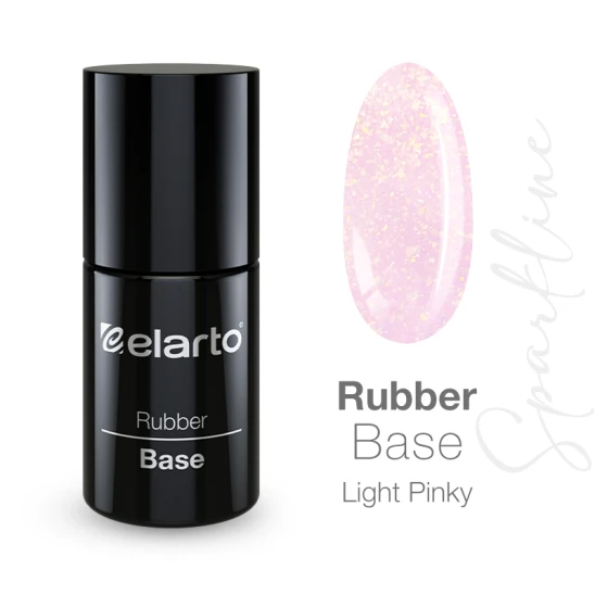 ELARTO - Baza hybrydowa Rubber Base Sparkline Light Pinky 7ml