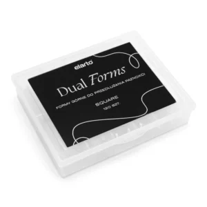 ELARTO - Formy górne Dual Form Square do przedłużania paznokci 120szt
