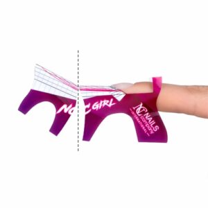 NAILS COMPANY - Formy / Szablony Dual Pink 500 sztuk