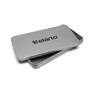 ELARTO - Piórnik metalowy Nail Art Box do mieszania kolorów żeli i hybryd