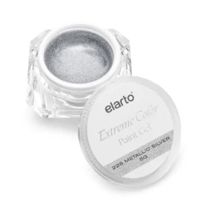 ELARTO - Żel do zdobień nr 225 Extreme Color Paint Gel Metallic Silver 5g
