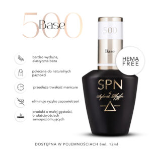 SPN NAILS - 500 Base UV LaQ 8ml