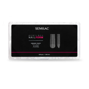 SEMILAC -  Acrylgel nail form Square 120szt.