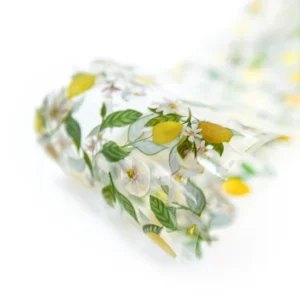 ELARTO -  Folia transferowa do zdobienia paznokci Juicy Lemons / Summer nr 003 50cm