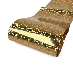 ELARTO - Folia transferowa do zdobienia paznokci Gold Holo Dots 100cm