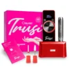 CLAVIER - Frezarka mobilna by Trusi, akumulatorowa do paznokci, manicure 65W – 35000 RPM, czerwona