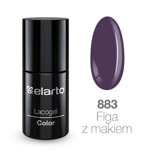 11-ELARTO - Lakier hybrydowy Lacogel Figa z makiem nr 883 7ml