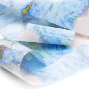 ELARTO -  Folia transferowa do zdobienia paznokci Pastel Marble 100cm