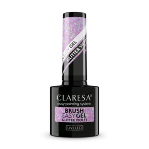 CLARESA - Brush Easy Gel GLITTER VIOLET 5g