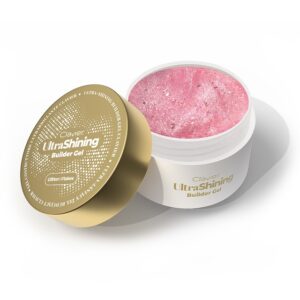 CLAVIER - Ultralśniący żel budujący Clavier UltraShining Builder Gel, Glitter & Flakes 02 Principessa, 30g