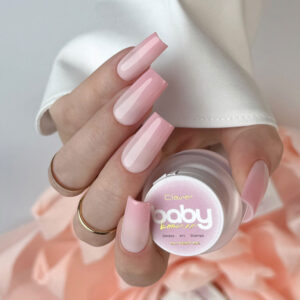 CLAVIER - Baby Boomer Ombre żel 3w1 Nailsology Clavier, Ombre, Art, Stamps, B01 „Bloom”, 3g.