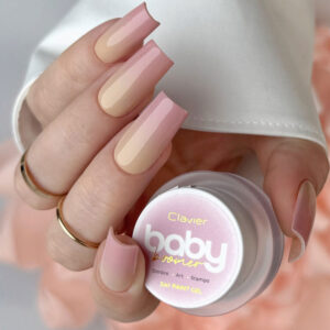 CLAVIER - Ombre żel 3w1 Baby Boomer Nailsology Clavier, Ombre, Art, Stamps, B03 „Brulee”, 3g.