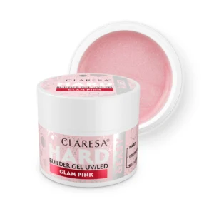 CLARESA - ŻEL BUDUJĄCY HARD&EASY BUILDER GEL GLAM PINK 45g