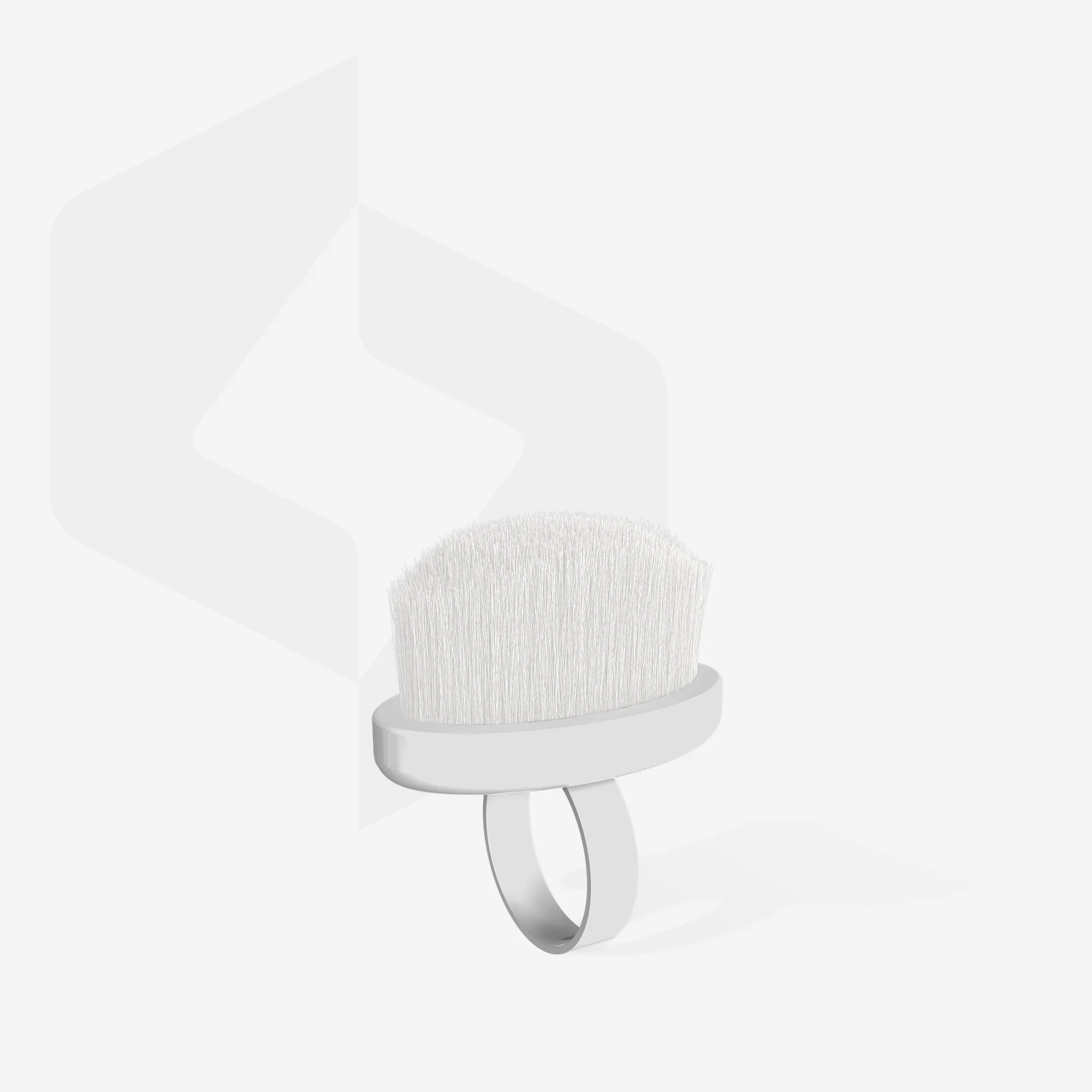 STALEKS - Pierścieniowa szczoteczka do manicure do usuwania pyłu EXPERT 03 mini (10 szt.)