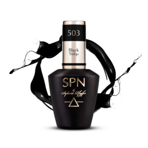 SPN - Lakier hybrydowy 503 Black Tulip UV LaQ 8ml