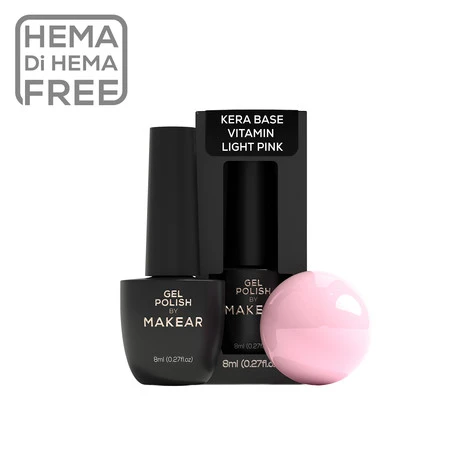 MAKEAR - Kera Base Vitamin Light Pink KBV01 8 ml
